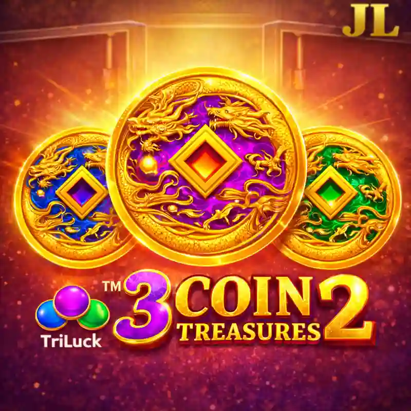 3 Coin Treasures 2 slot game interface